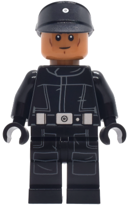 Imperial Shuttle Pilot - Medium Nougat Head, Imperial Officer Cap