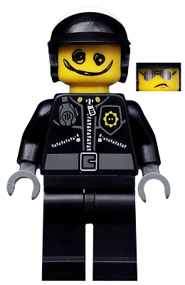 Scribble-Face Bad Cop, The LEGO Movie (Minifigure Only without Stand and Accessories)