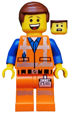 Emmet - Lopsided Grin / Confused, Worn Uniform