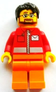 LEGO Brand Store Male, Post Office White Envelope and Stripe - Toronto Yorkdale