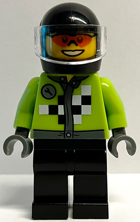 LEGO Brand Store Male, Race Car Driver - Des Peres