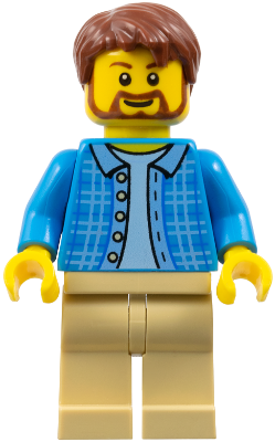 Dad - Beard, Shirt with Buttons