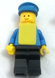 Plain Blue Torso with Blue Arms, Black Legs, Blue Hat, Yellow Vest