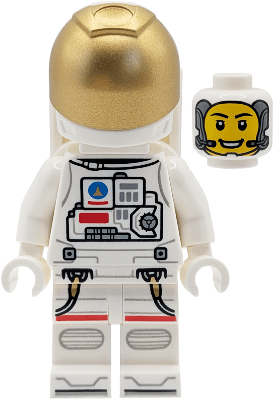 Space Shuttle Astronaut - Male, White Suit with Blue Logo, Balaclava