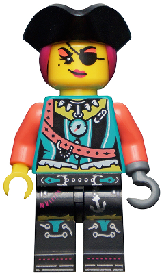 DJ Captain, Vidiyo Bandmates, Series 2 (Minifigure Only without Stand and Accessories)