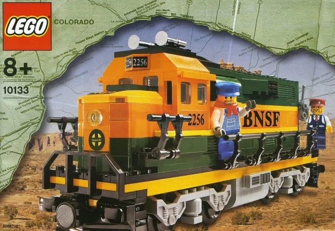 LEGO® 10133 Burlington Northern Santa Fe (BNSF) Locomotive