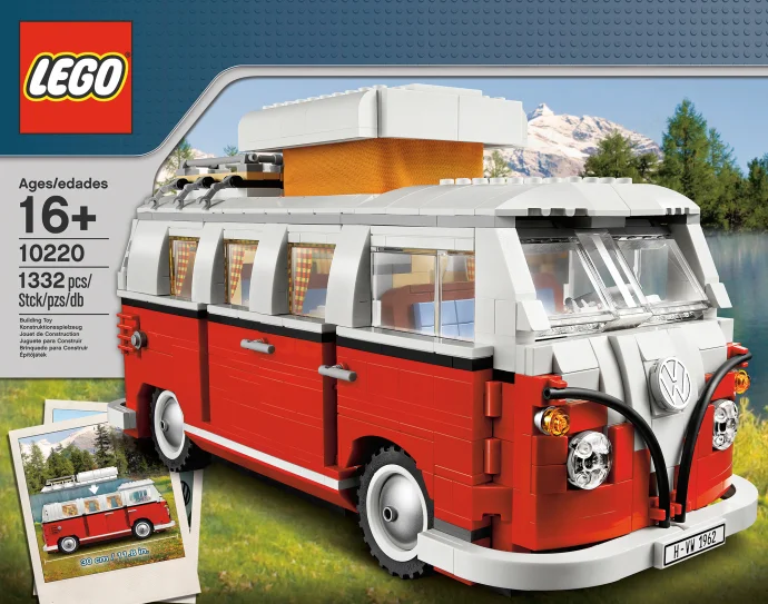 LEGO® 10220 Expert Volkswagen T1 Camper Van Wersja Kolekcjonerska - zdjęcie 3