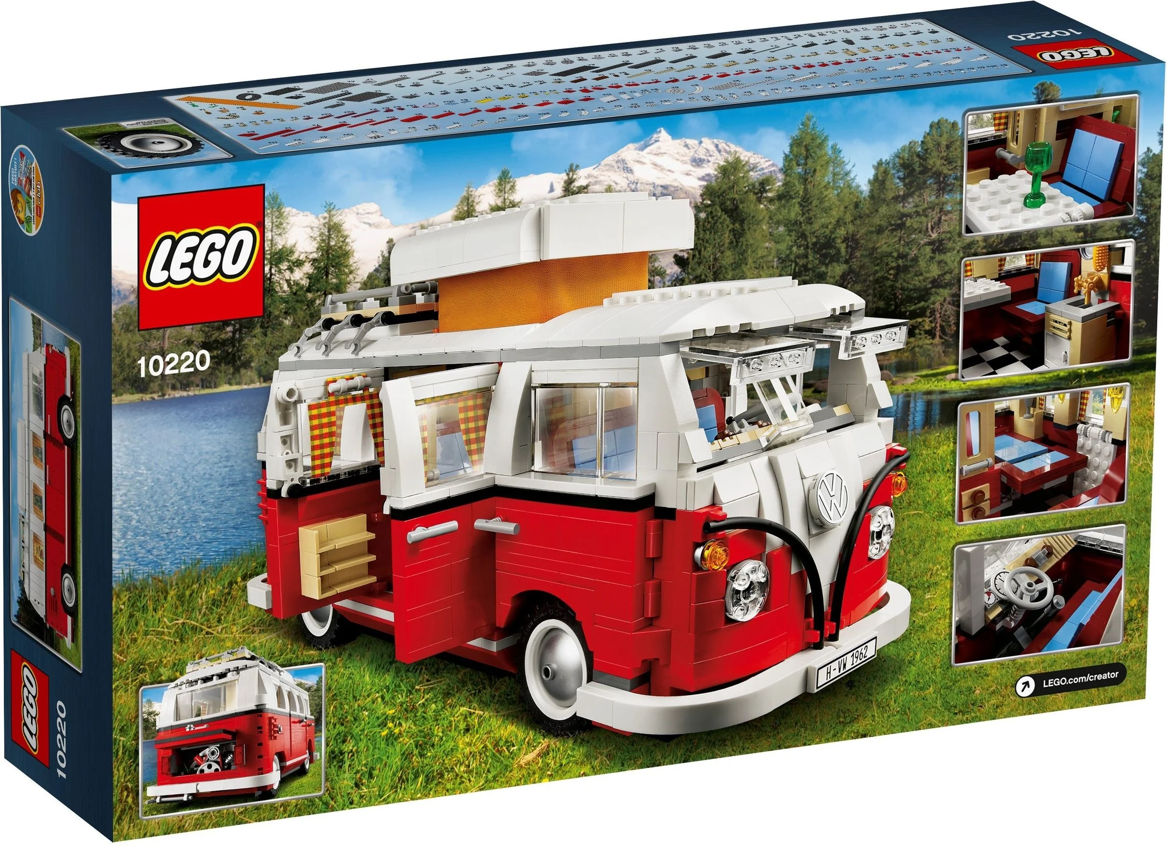 LEGO® 10220 Expert Volkswagen T1 Camper Van Wersja Kolekcjonerska - zdjęcie 21