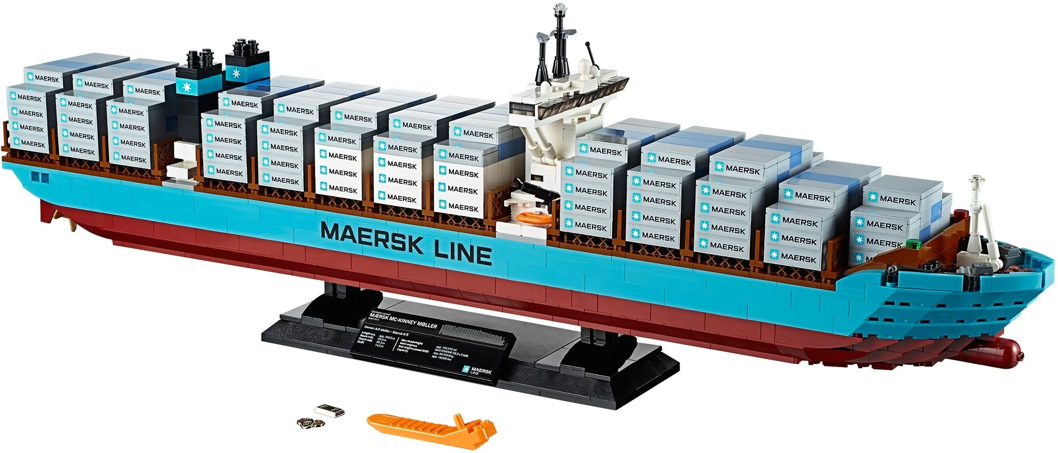 LEGO® 10241 Expert Statek Maersk Line Triple-E Zestaw Kolekcjonerski - zdjęcie 10