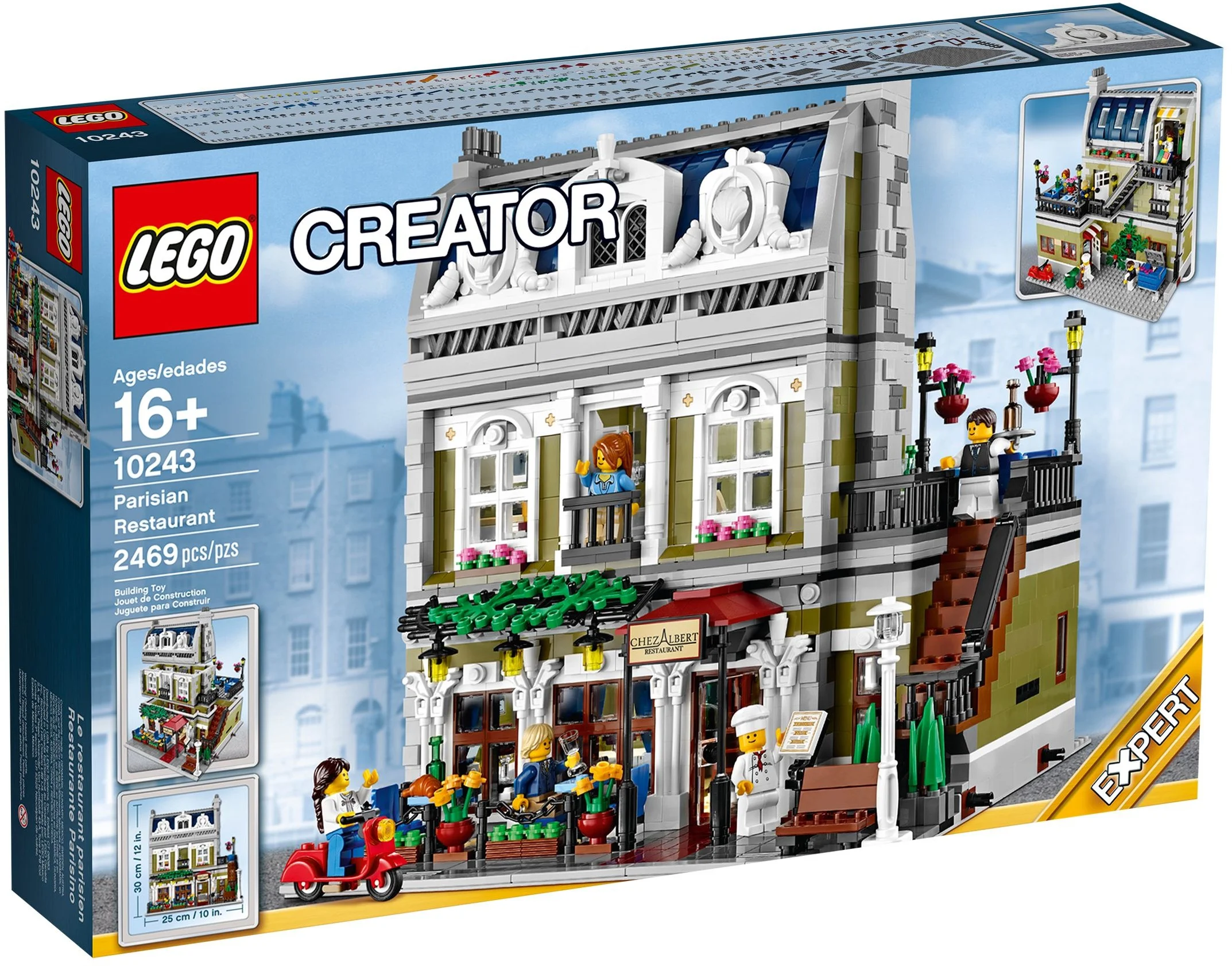 LEGO® 10243 Expert Zestaw Paryska Restauracja - zdjęcie 13