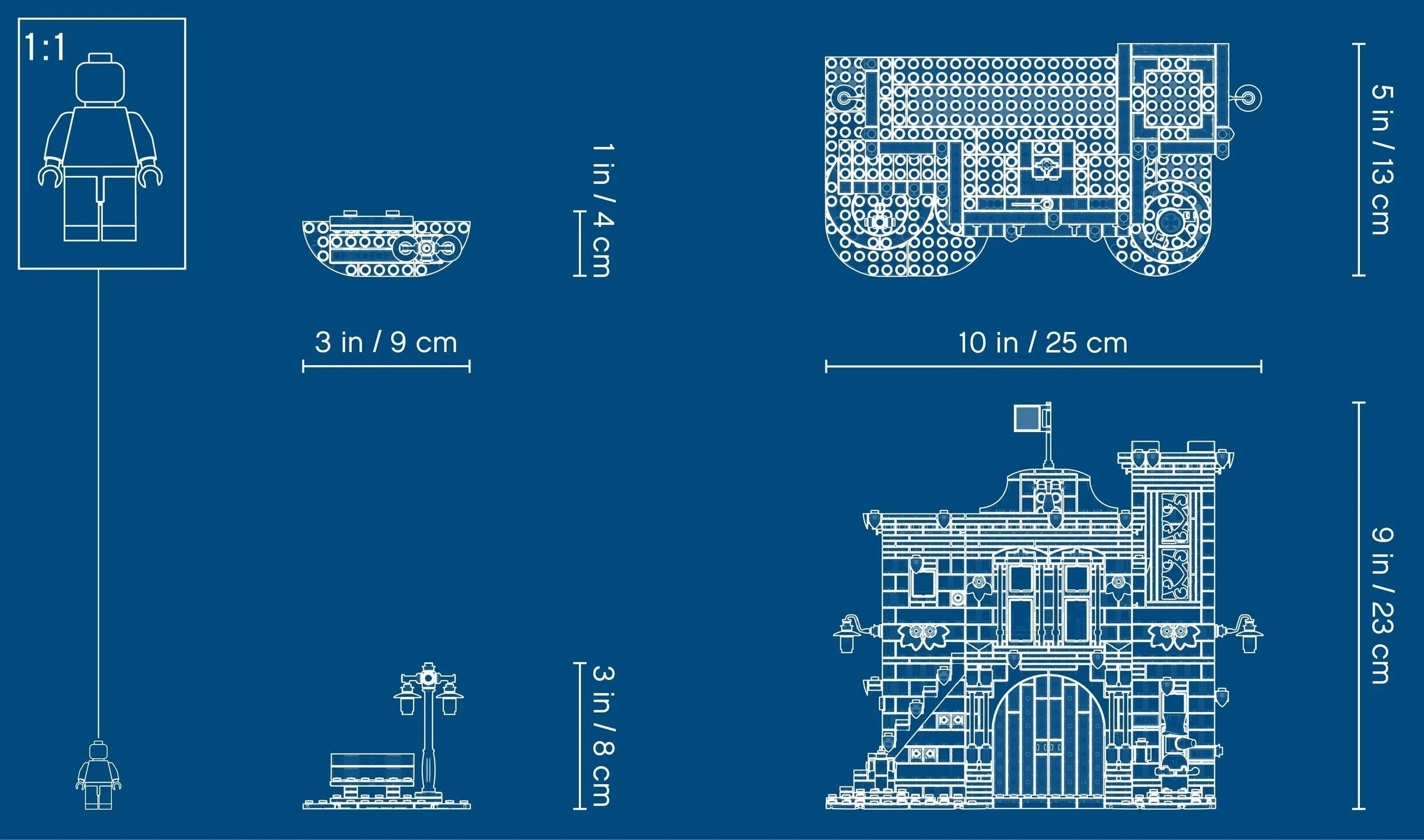 LEGO® 10263 Expert Remiza strażacka w zimowej wiosce - zdjęcie 19