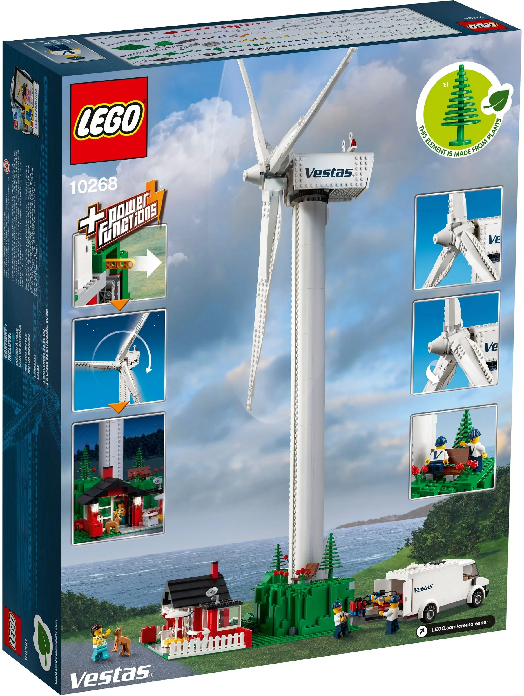 LEGO® 10268 Expert Zestaw Turbina wiatrowa Vestas - zdjęcie 14