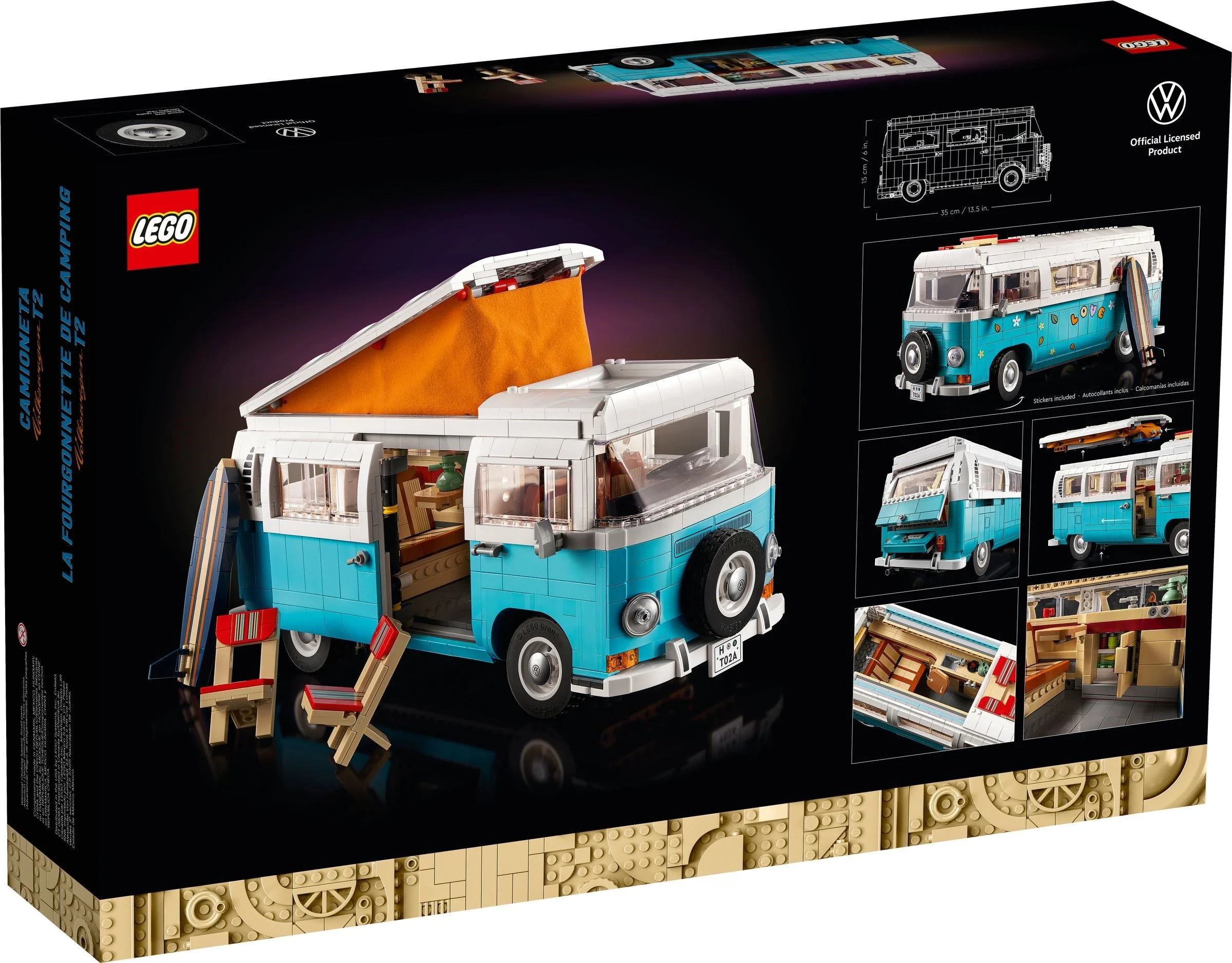 LEGO® 10279 Lego Creator Expert Mikrobus kempingowy Volkswagen T2 - zdjęcie 16