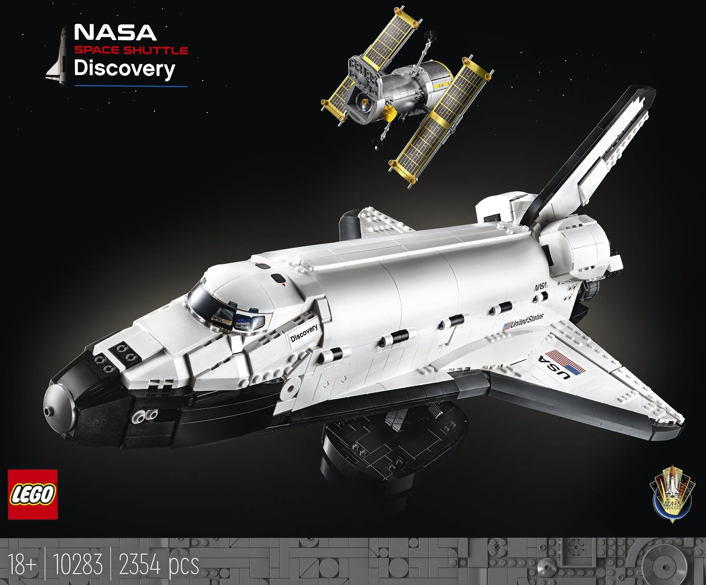 LEGO® 10283 Expert Icons Wahadłowiec Discovery Nasa na święta - zdjęcie 14