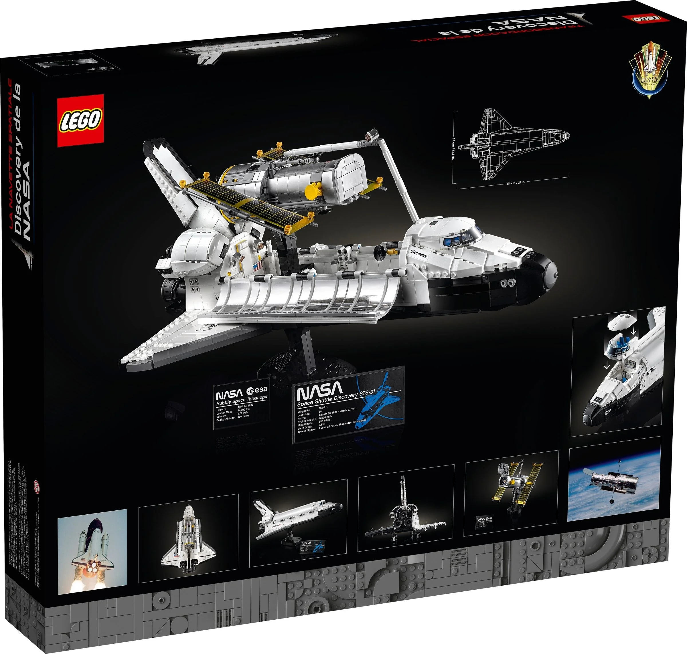 LEGO® 10283 Expert Icons Wahadłowiec Discovery Nasa na święta - zdjęcie 2