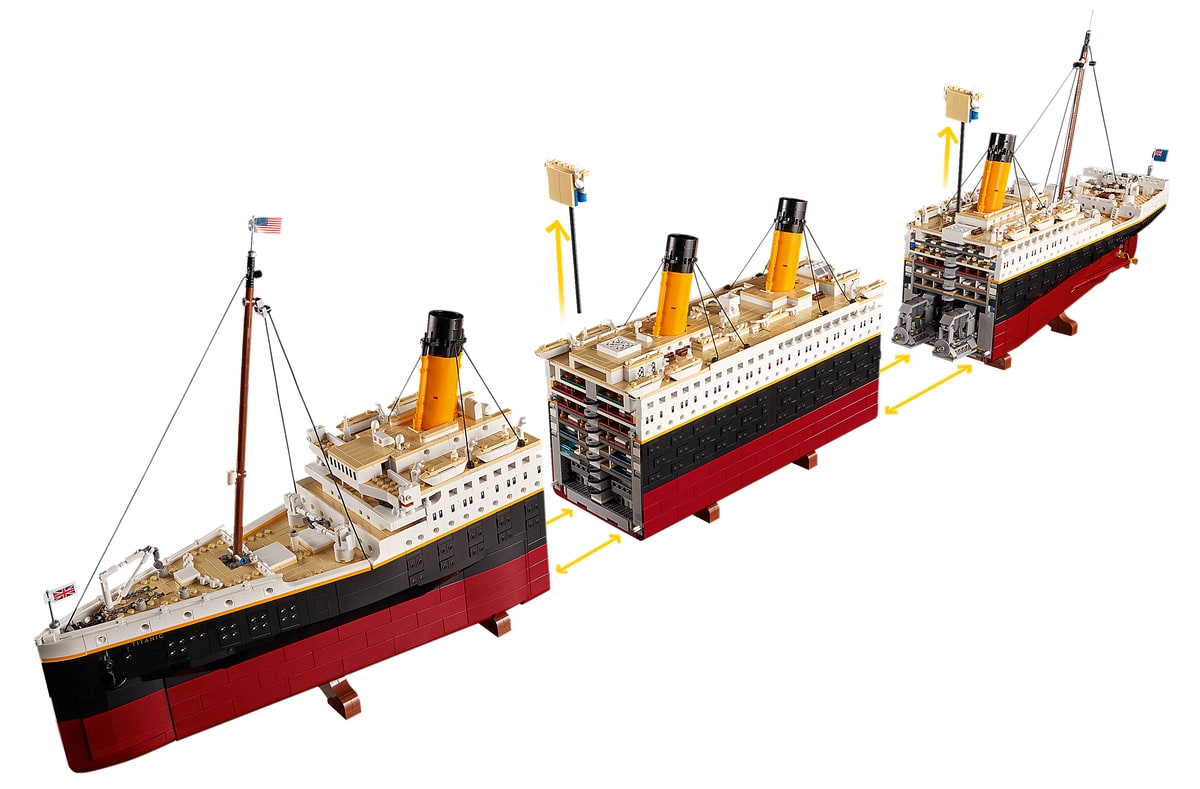 LEGO® 10294 Klocki Lego Titanic 9090 elementów skala 1:200 - zdjęcie 18