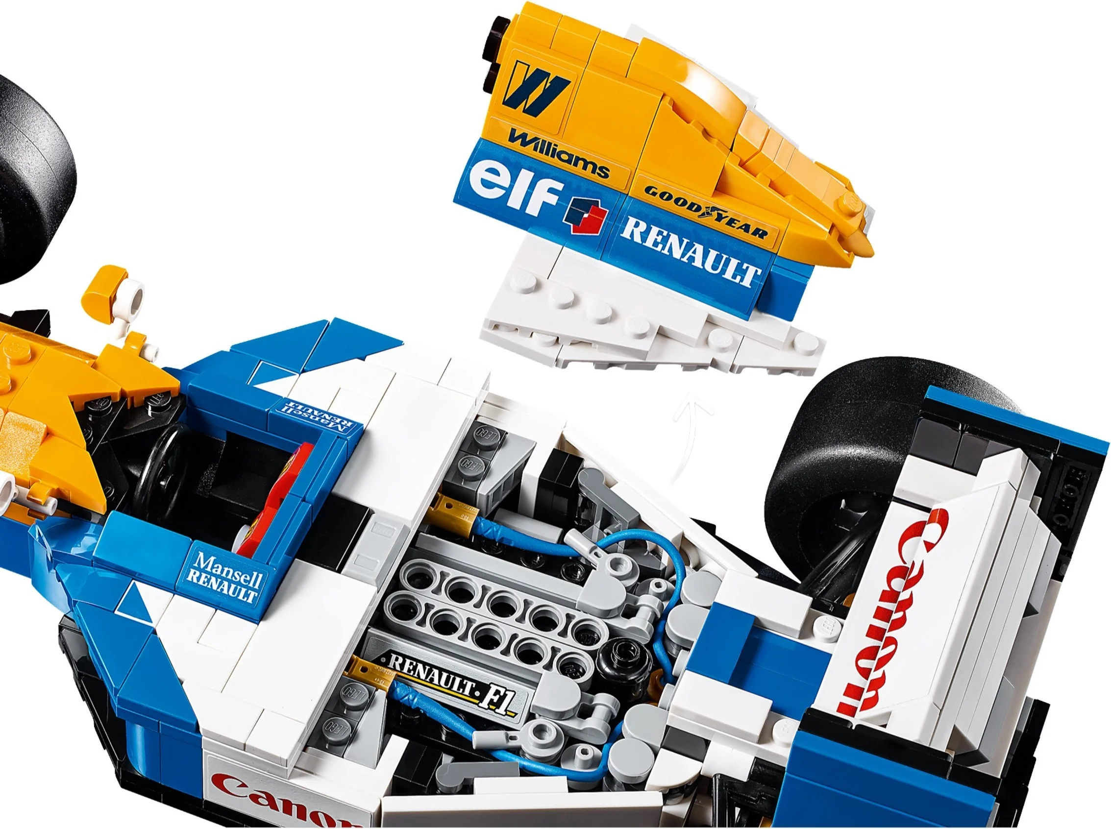 LEGO® 10353 Williams Racing FW14B i Nigel Mansell - zdjęcie 8