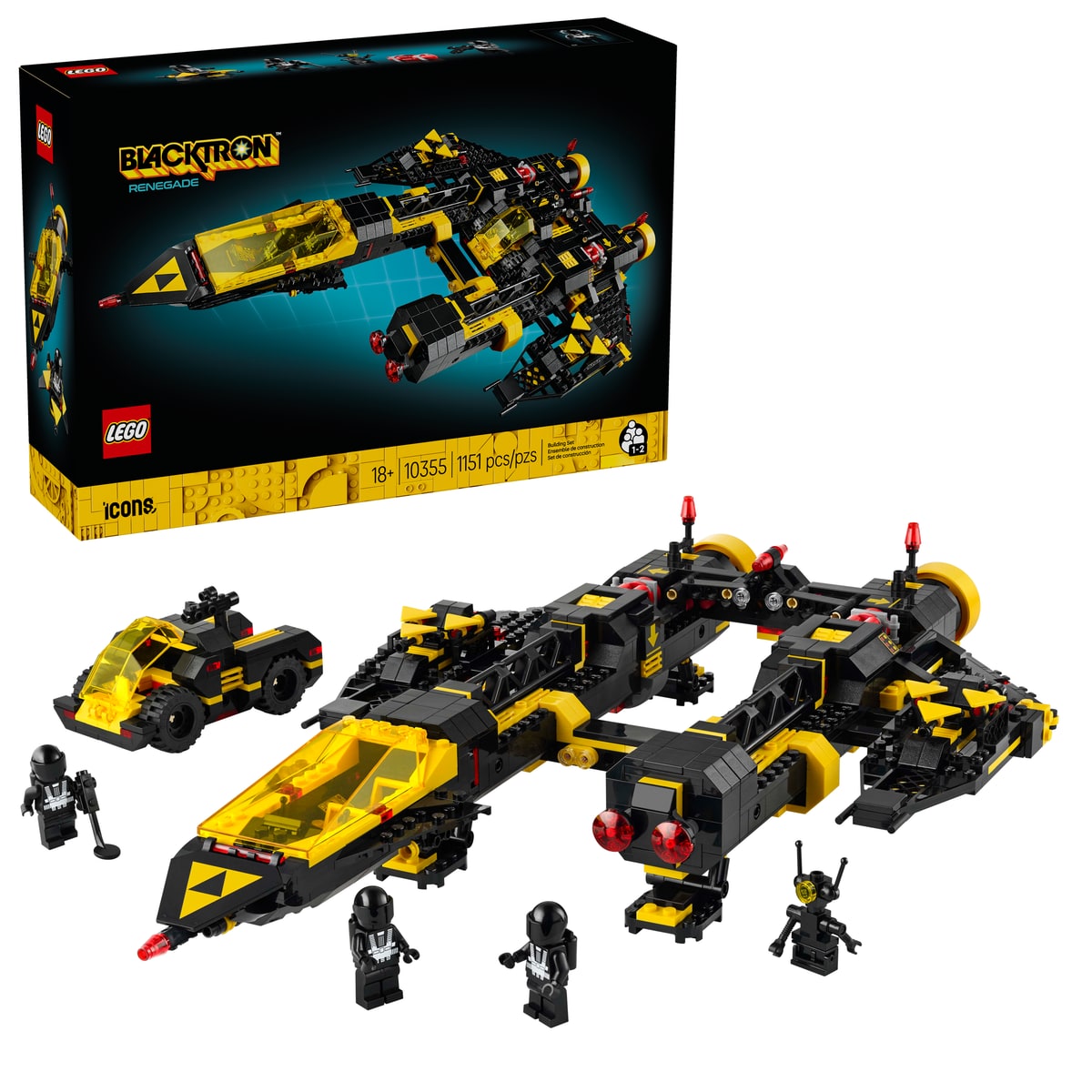 LEGO® 10355 Dla Dorosłych Statek Kosmiczny Blacktron - zdjęcie 6