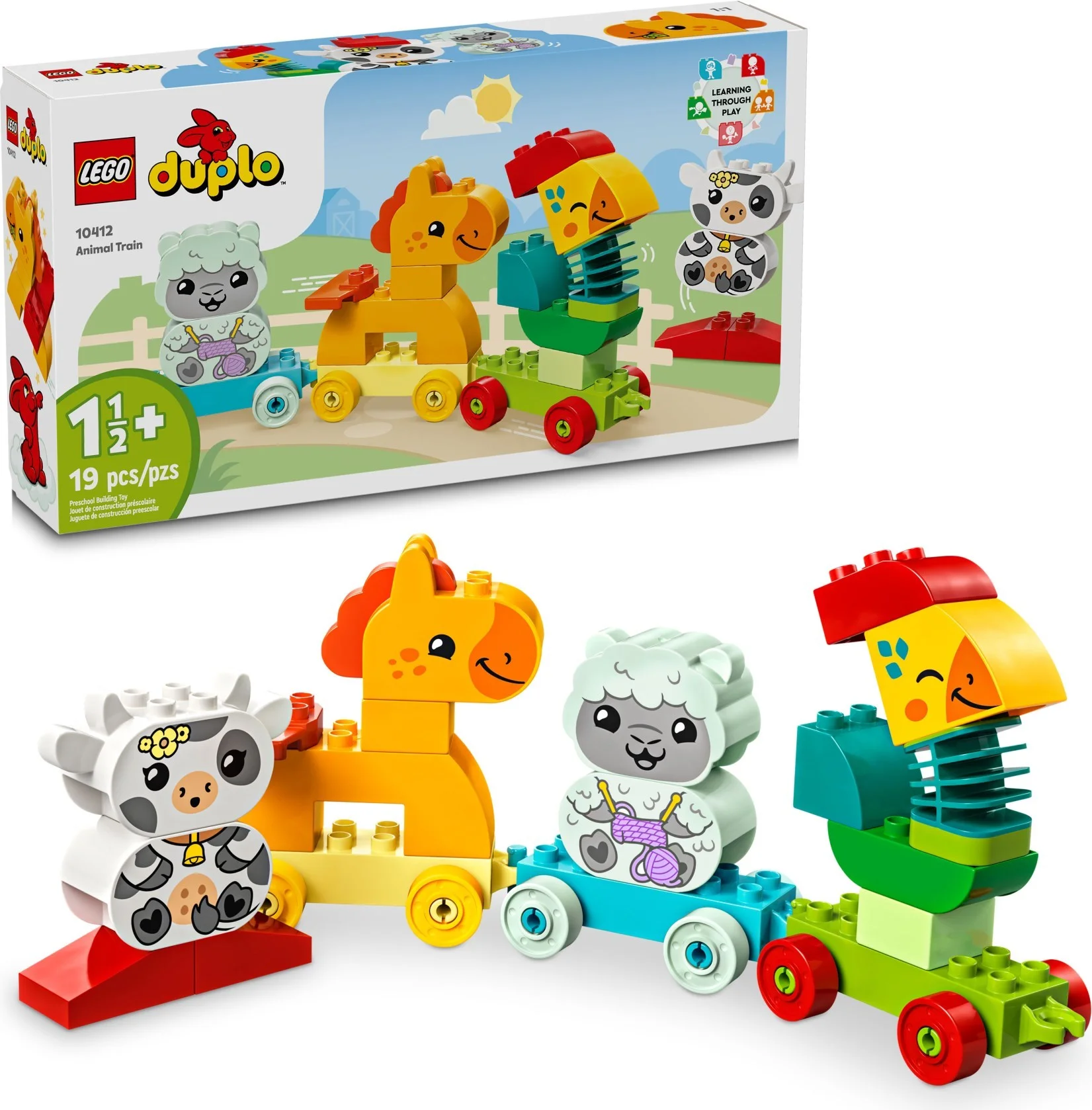 LEGO® 10412 DUPLO My First Pociąg ze Zwierzątkami - zdjęcie 2