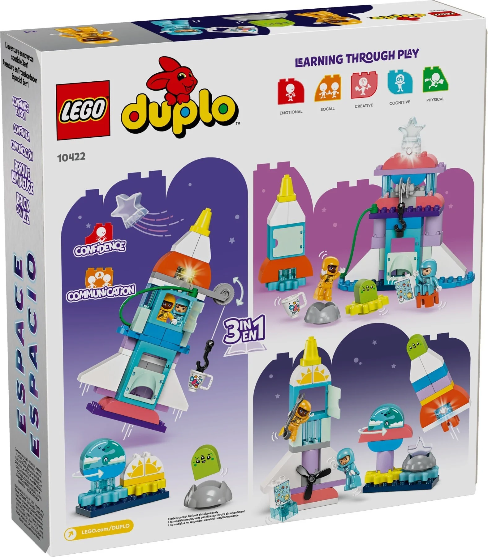 LEGO® 10422 LEGO DUPLO Przygoda w promie kosmicznym 3w1 - zdjęcie 5