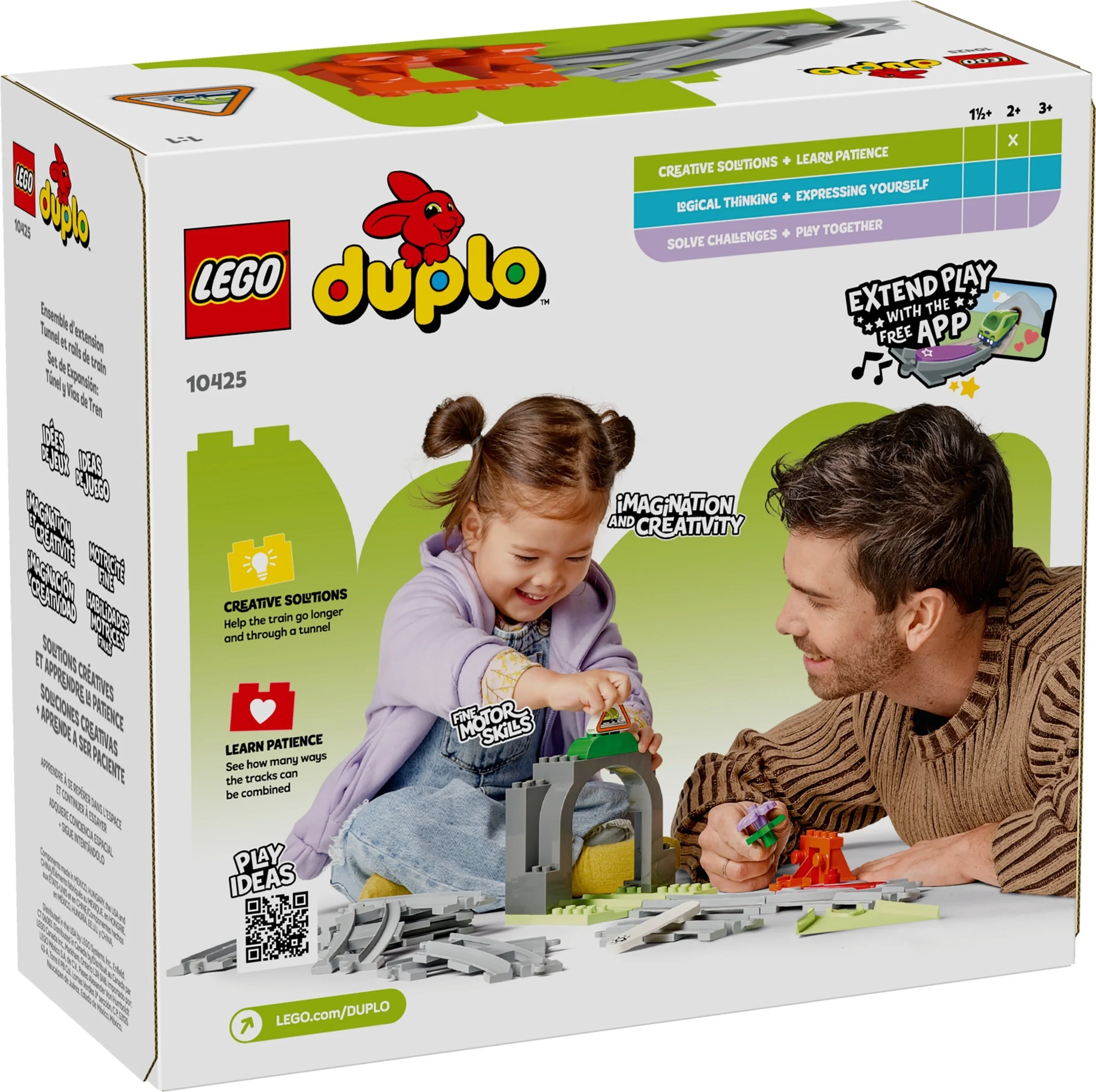 LEGO® 10425 Duplo Tunel i Tory Kolejowe — Rozszerzający - zdjęcie 3