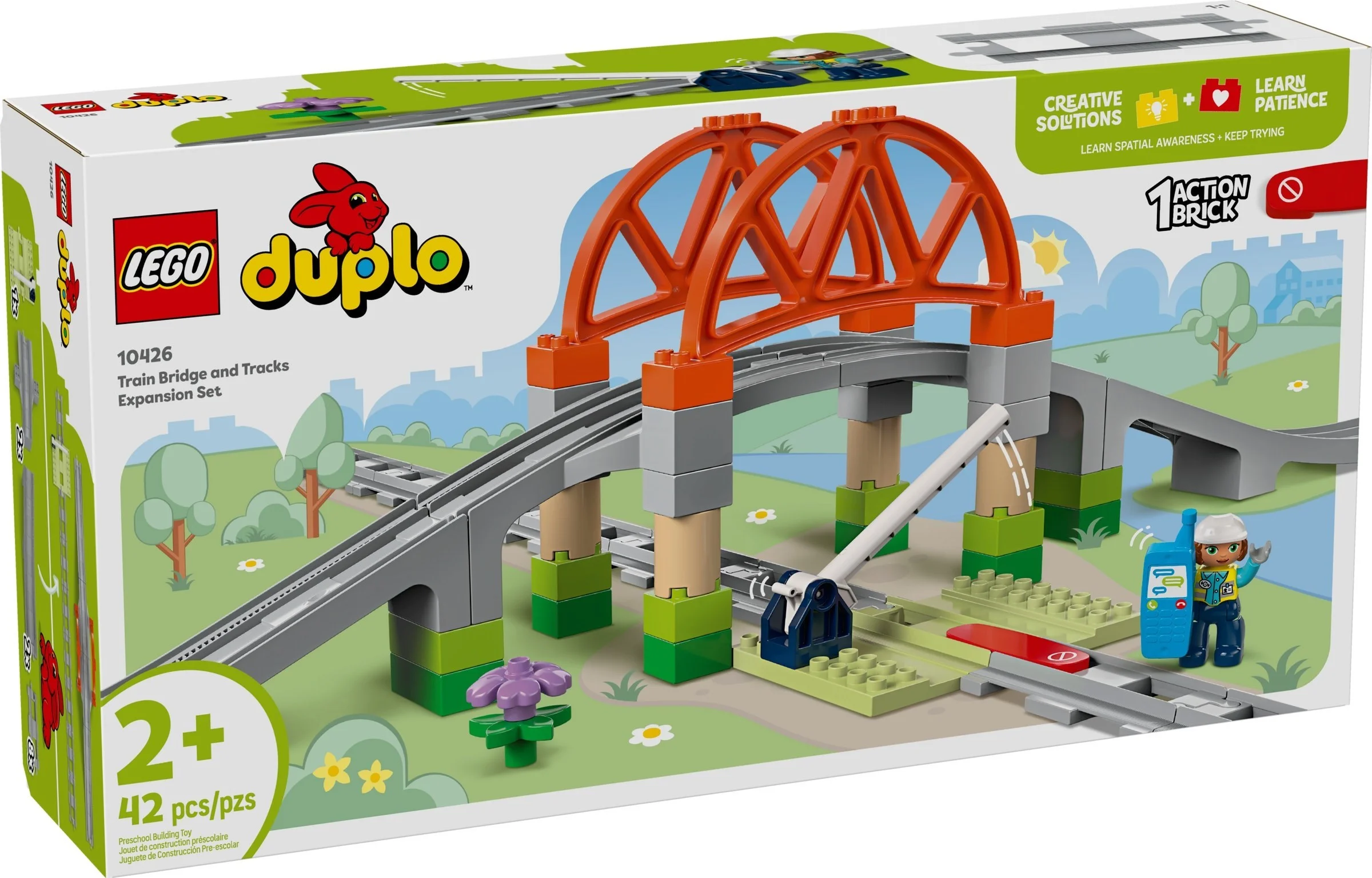 LEGO® 10426 DUPLO Most i Tory Kolejowe — Zestaw Rozszerzający - zdjęcie 2