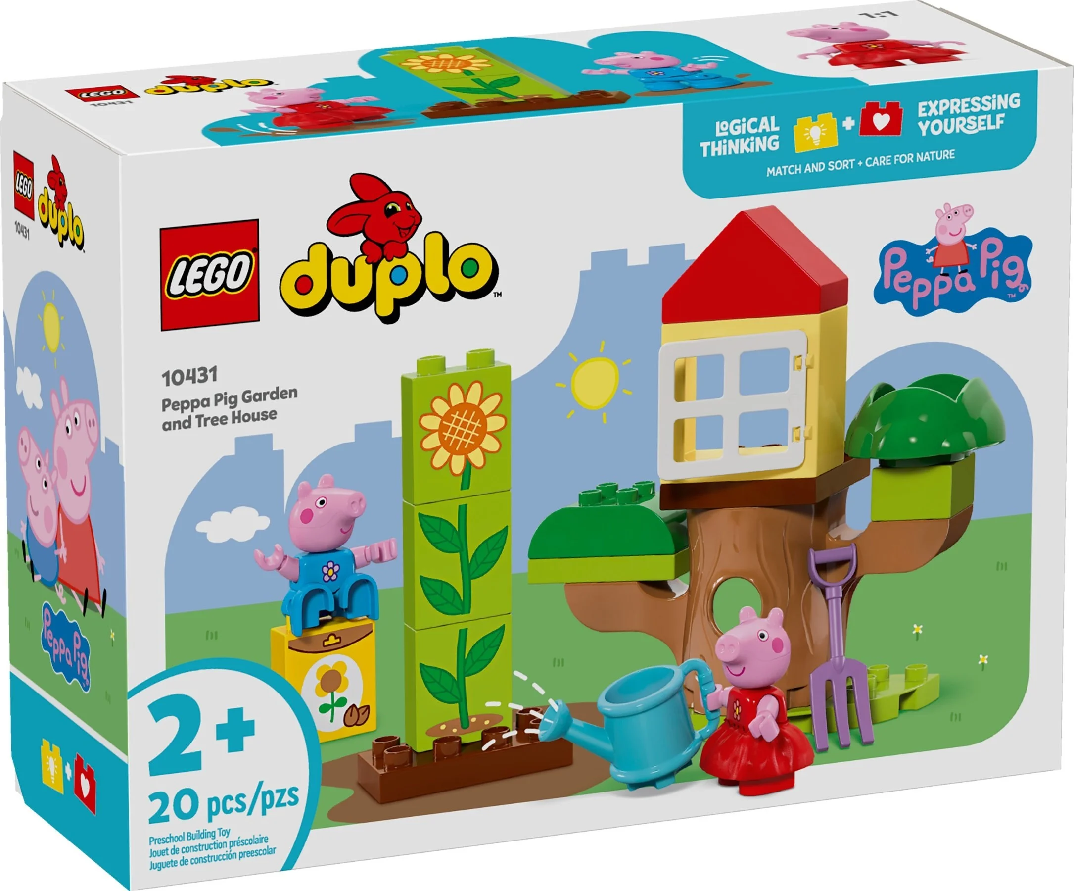 LEGO® 10431 Ogród i domek na drzewie Peppy - zdjęcie 2