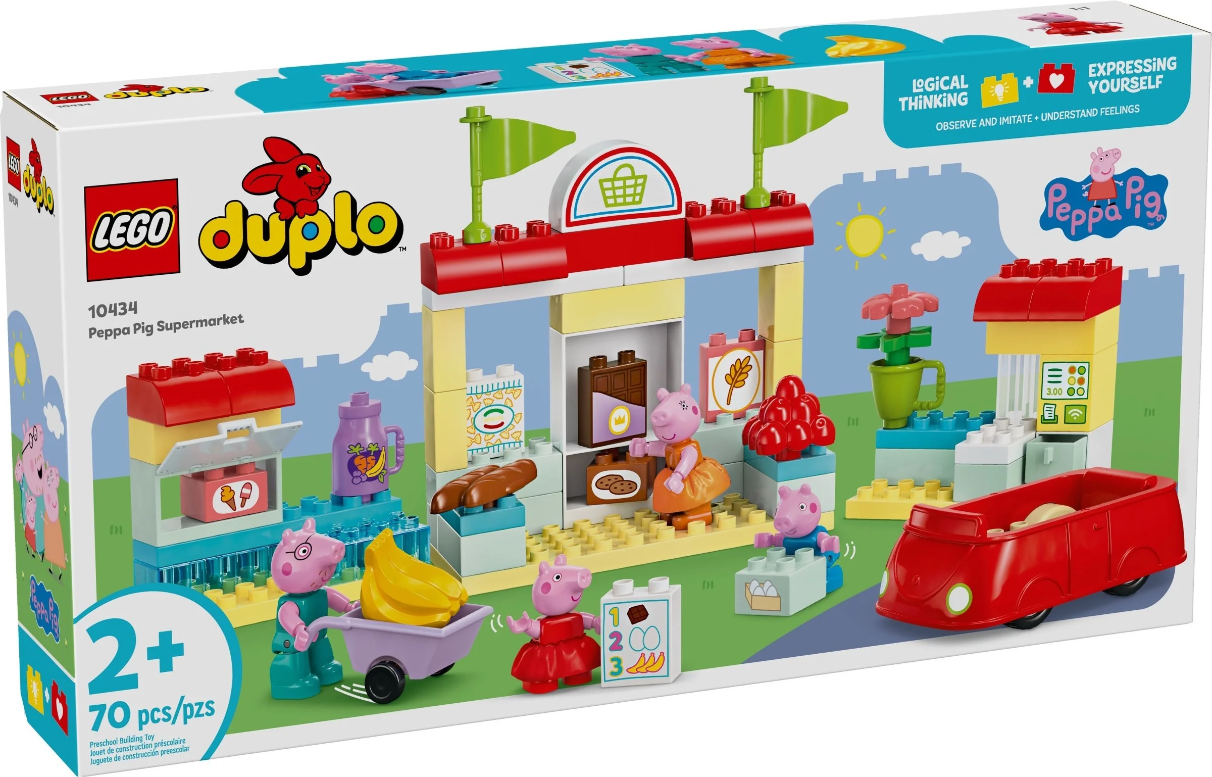 LEGO® 10434 Peppa i supermarket