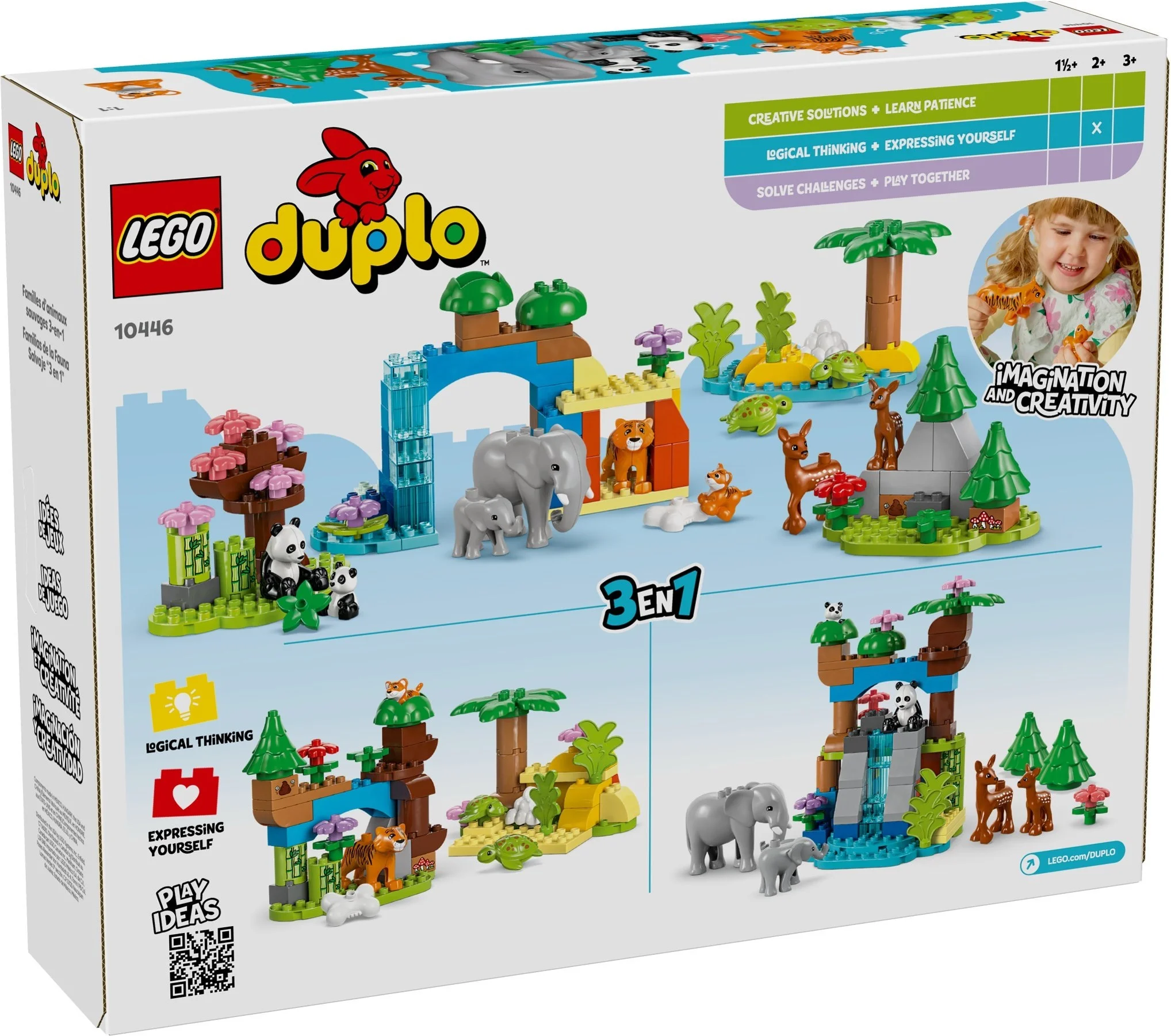 LEGO® 10446 Rodziny dzikich zwierząt 3 w 1 - zdjęcie 1
