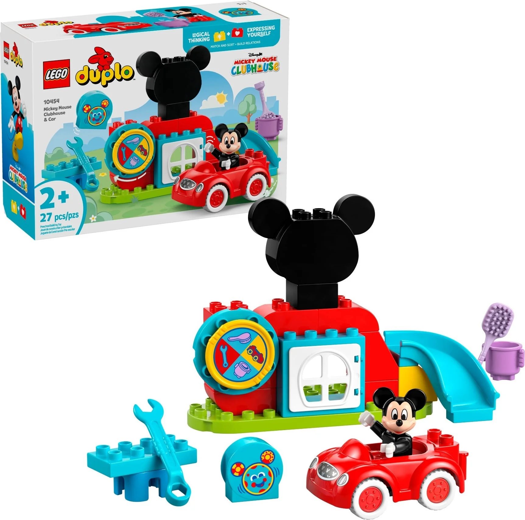 LEGO® 10454 LEGO Duplo Disney Klub przyjaciół Myszki Miki i samochód - zdjęcie 3