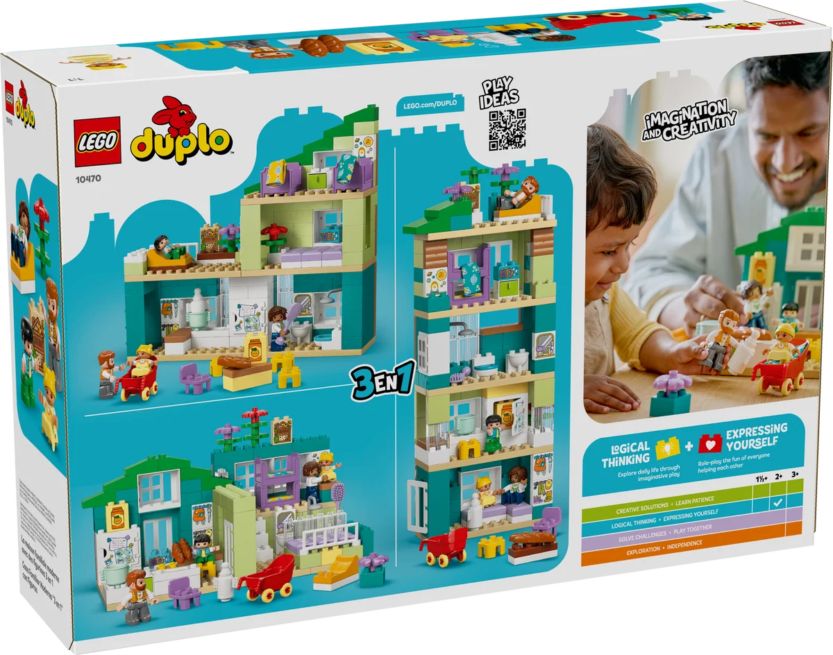 LEGO® 10470 Nowoczesny Dom Rodzinny 3w1 z Figurkami - zdjęcie 17