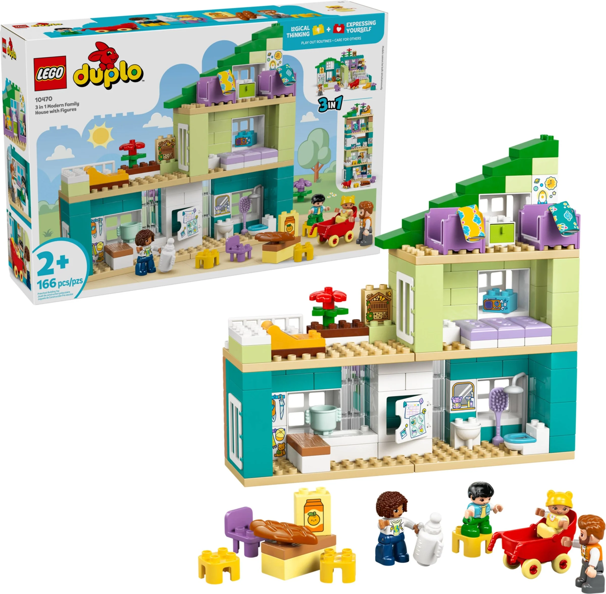 LEGO® 10470 Nowoczesny Dom Rodzinny 3w1 z Figurkami - zdjęcie 19
