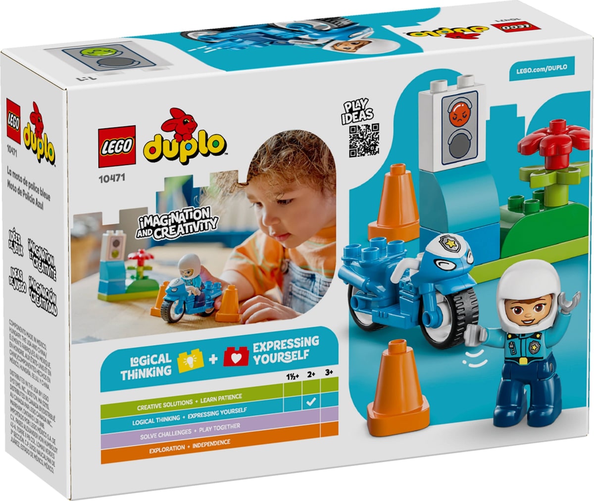LEGO® 10471 Niebieski motocykl policyjny - zdjęcie 4