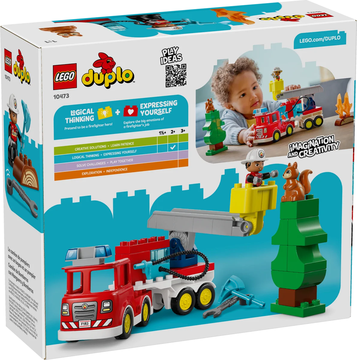 LEGO® 10473 Wóz Strażacki z Wężem i Strażakiem - zdjęcie 6