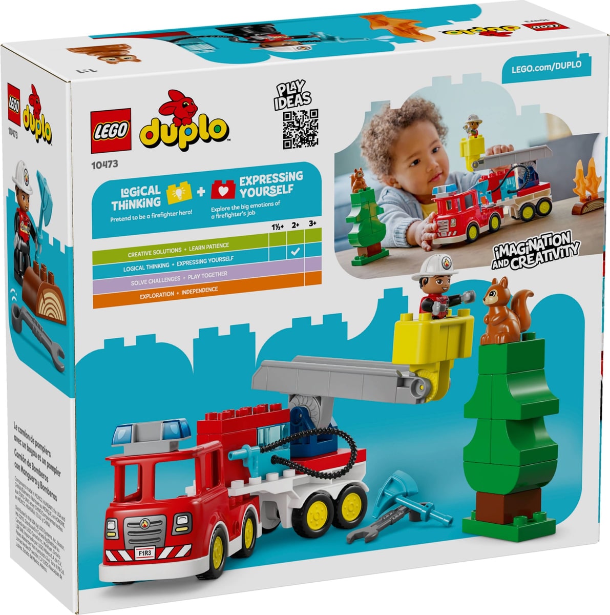 LEGO® 10473 Wóz strażacki z wężem i strażakiem - zdjęcie 4