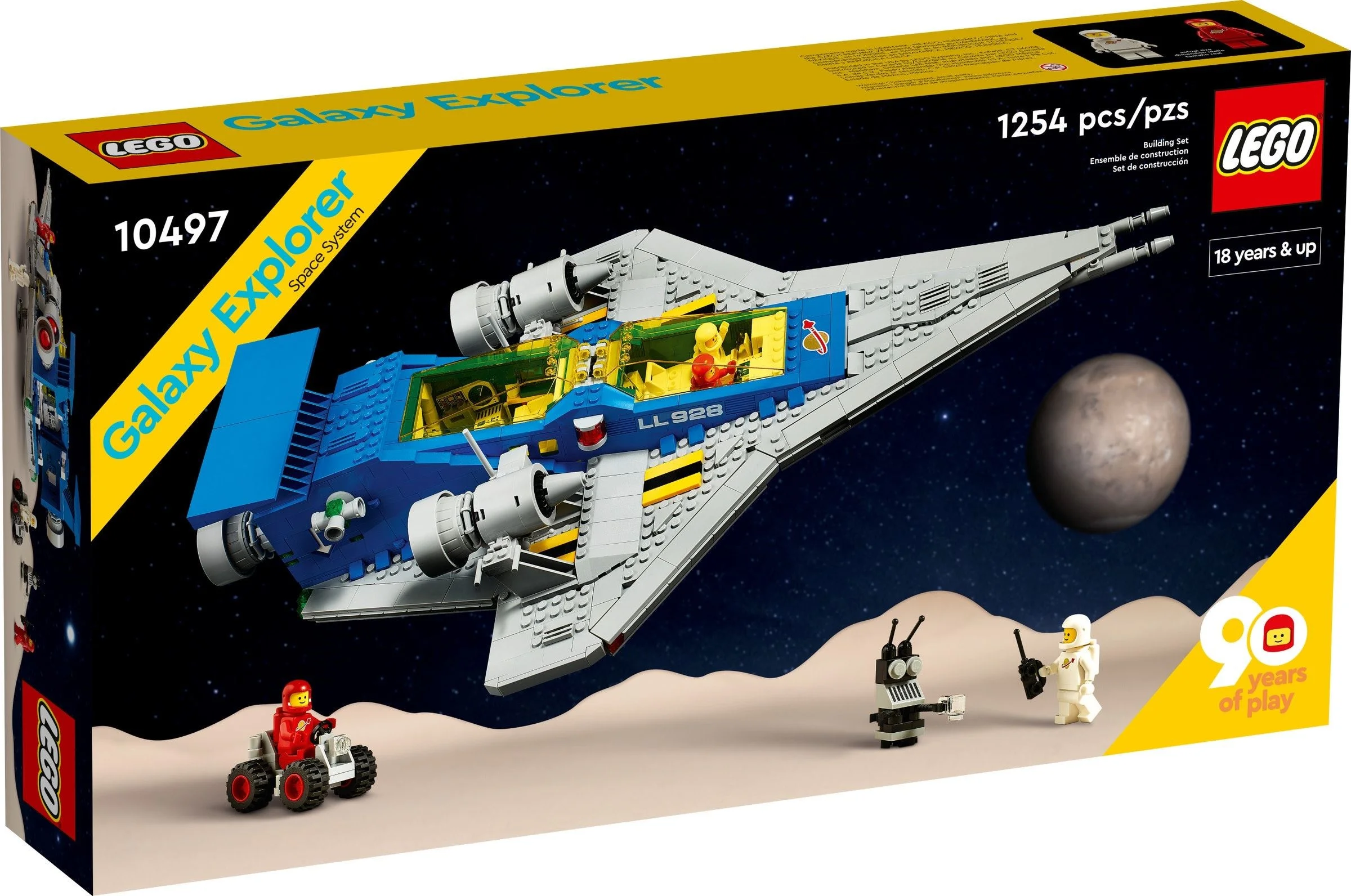LEGO® 10497 Galaxy Explorer Statek Kosmiczny Nasa 1254EL - zdjęcie 2