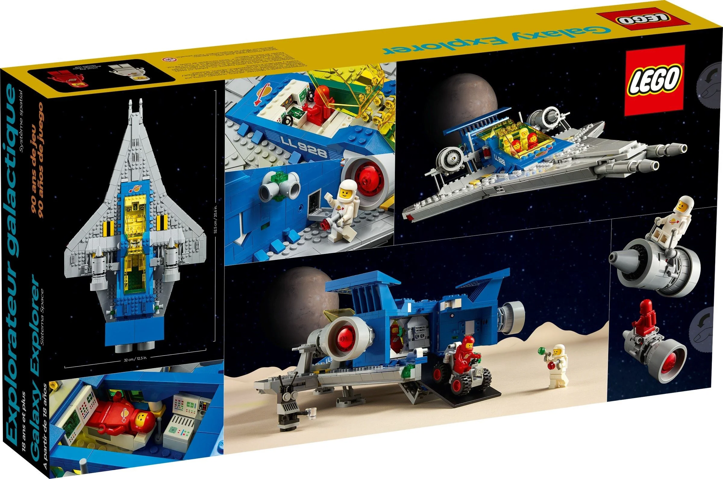 LEGO® 10497 Galaxy Explorer Statek Kosmiczny Nasa 1254EL - zdjęcie 5