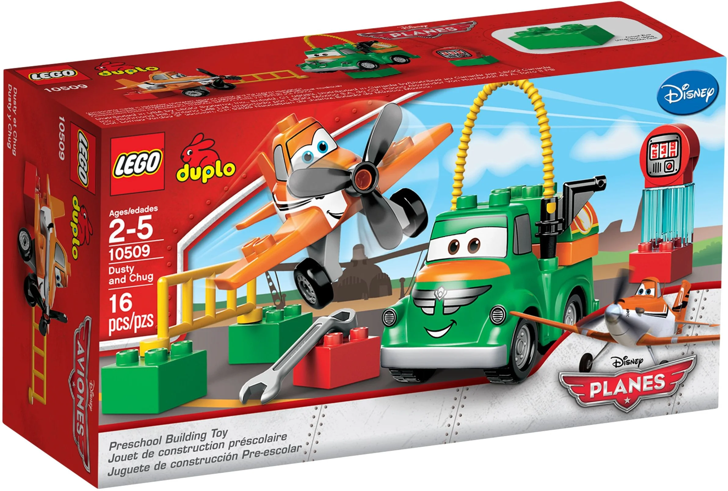 LEGO® 10509 Dusty i Beka Nowy Zestaw Unikat Dusty And Chug Samoloty