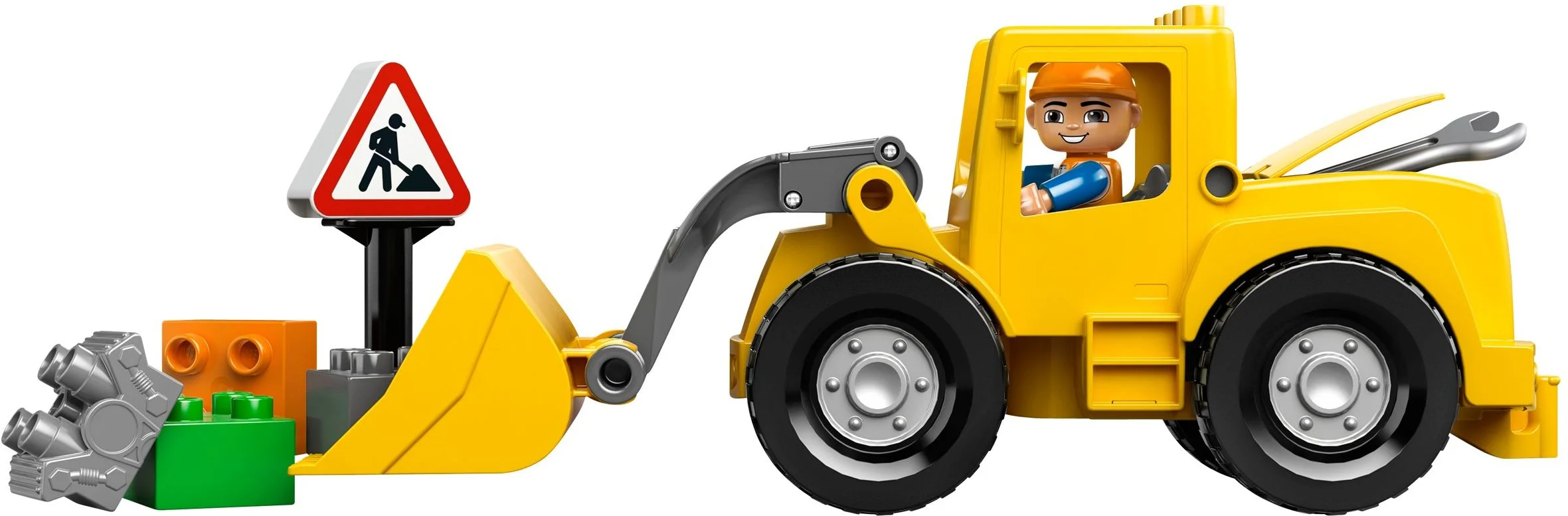 LEGO® 10520 Ładowarka Budowa Znak Drogowy Klucz Nowe - zdjęcie 3