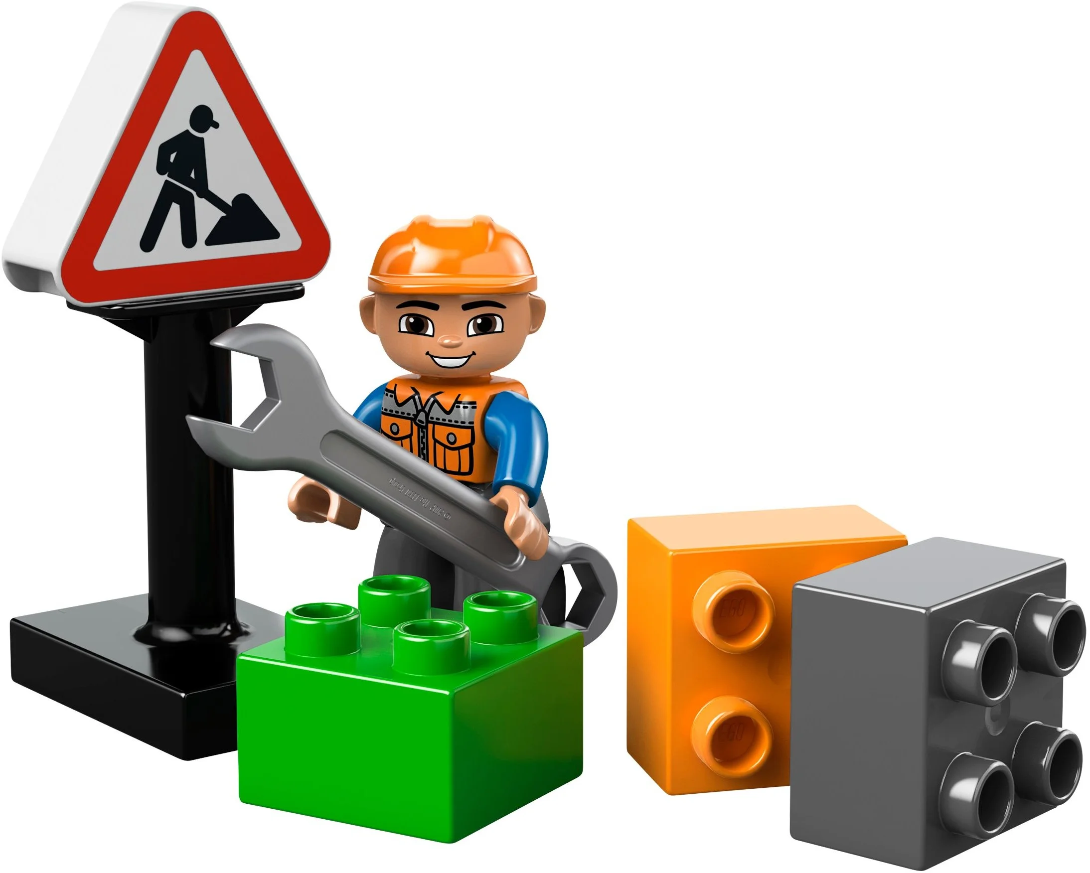 LEGO® 10520 Ładowarka Budowa Znak Drogowy Klucz Nowe - zdjęcie 4