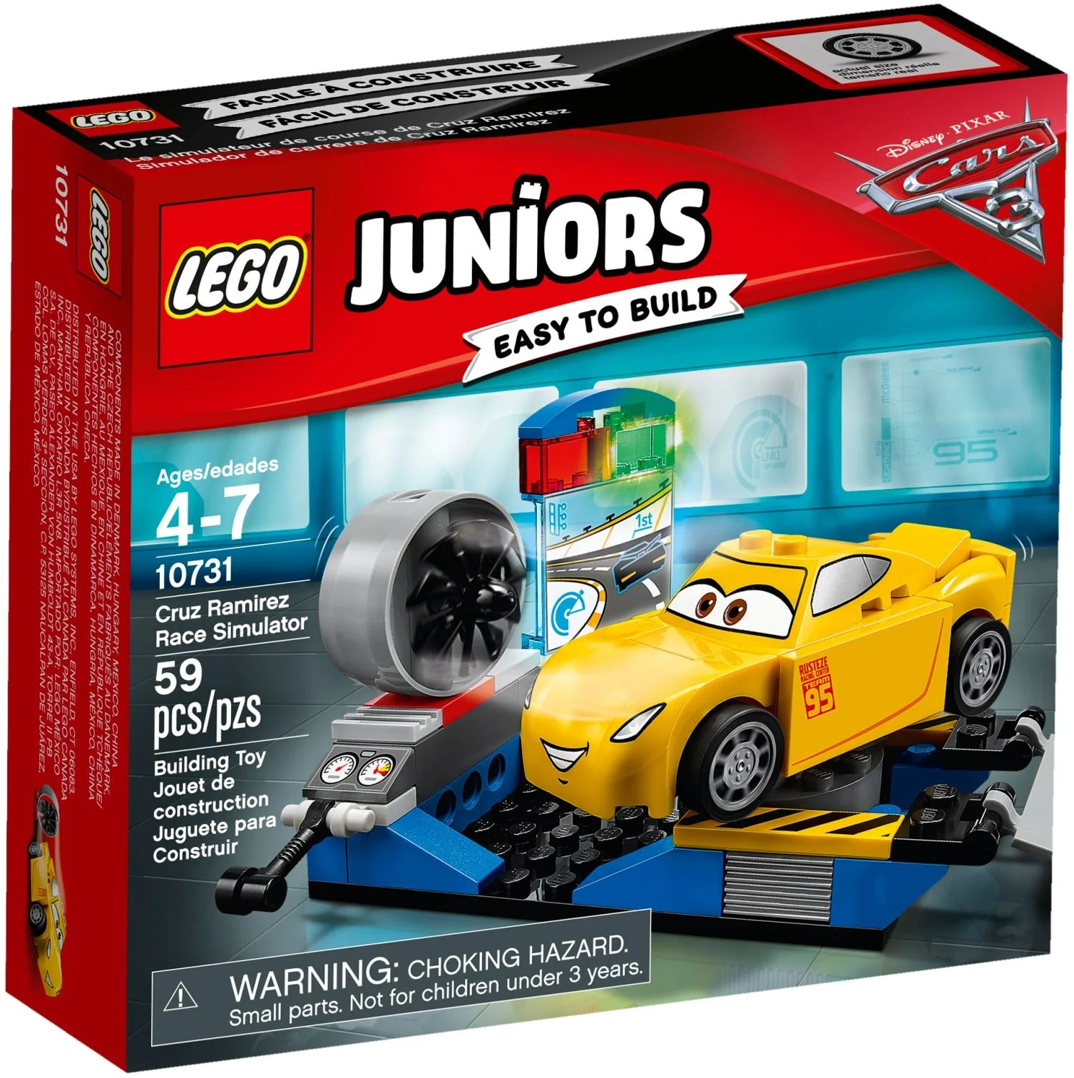 LEGO® 10731 Symulator wyścigu Cruz Ramirez - zdjęcie 7