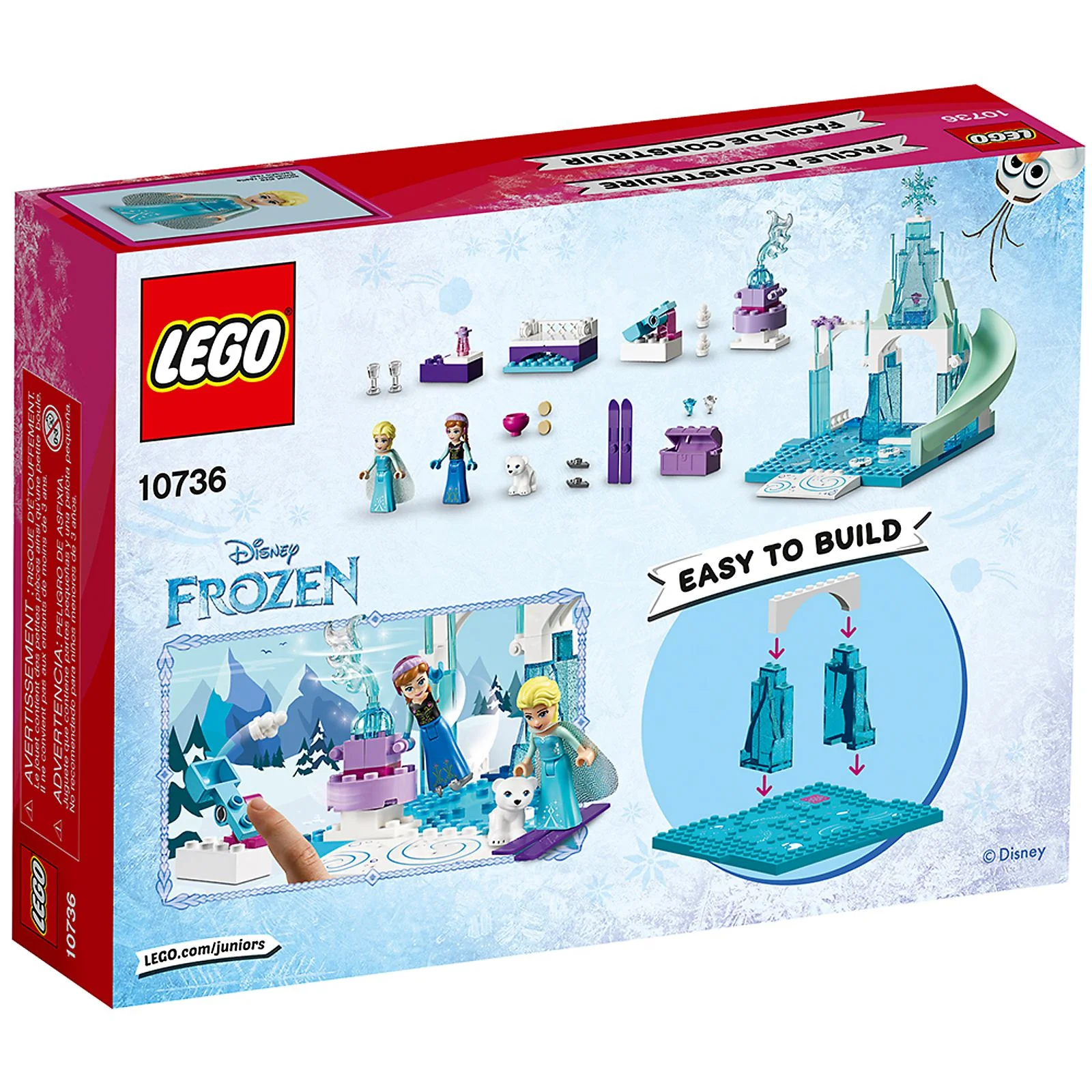 LEGO® 10736 Plac zabaw Anny i Elsy z Krainy Lodu - zdjęcie 2