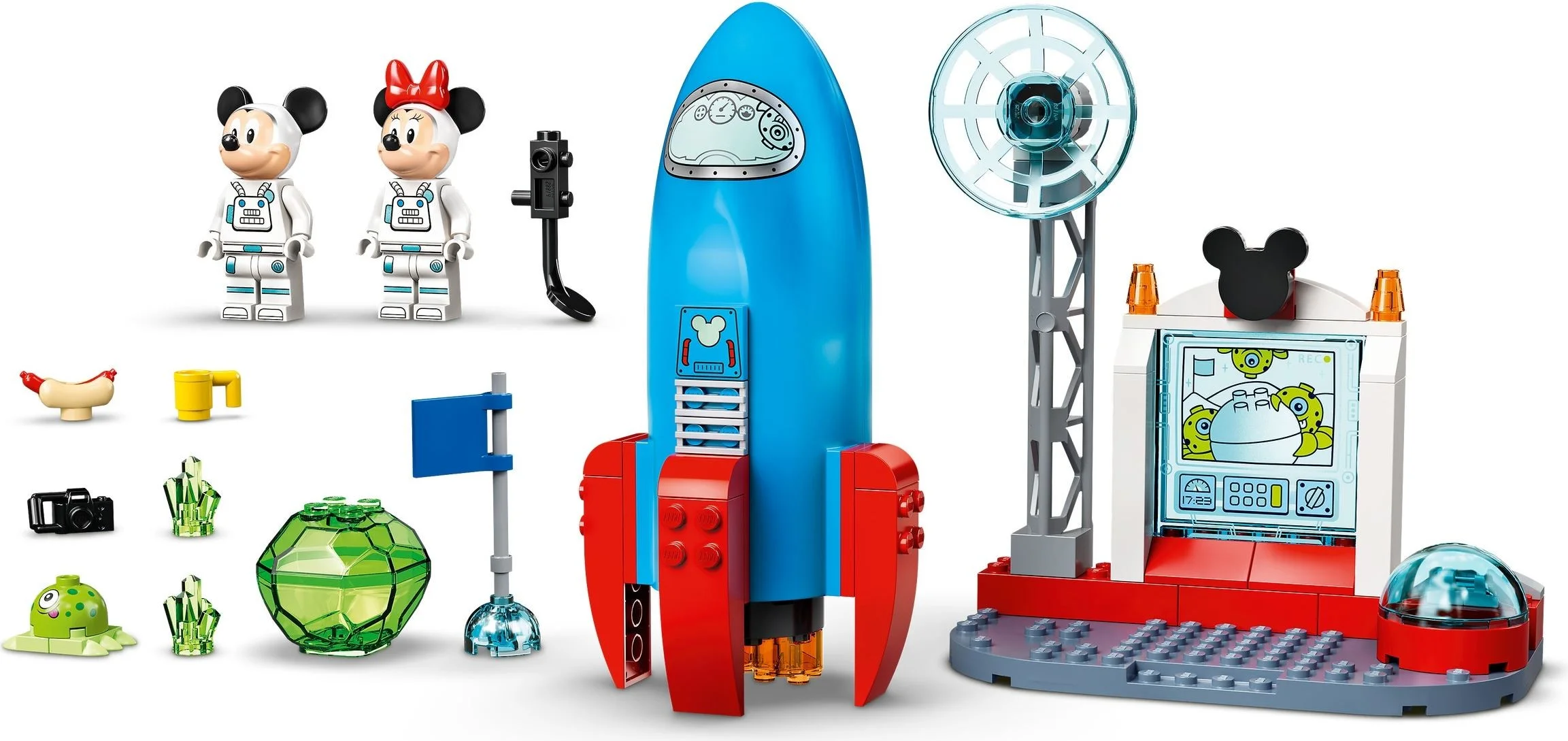 LEGO® 10774 Kosmiczna Rakieta Myszka Miki I Minnie Disney Kosmos Nowe - zdjęcie 7