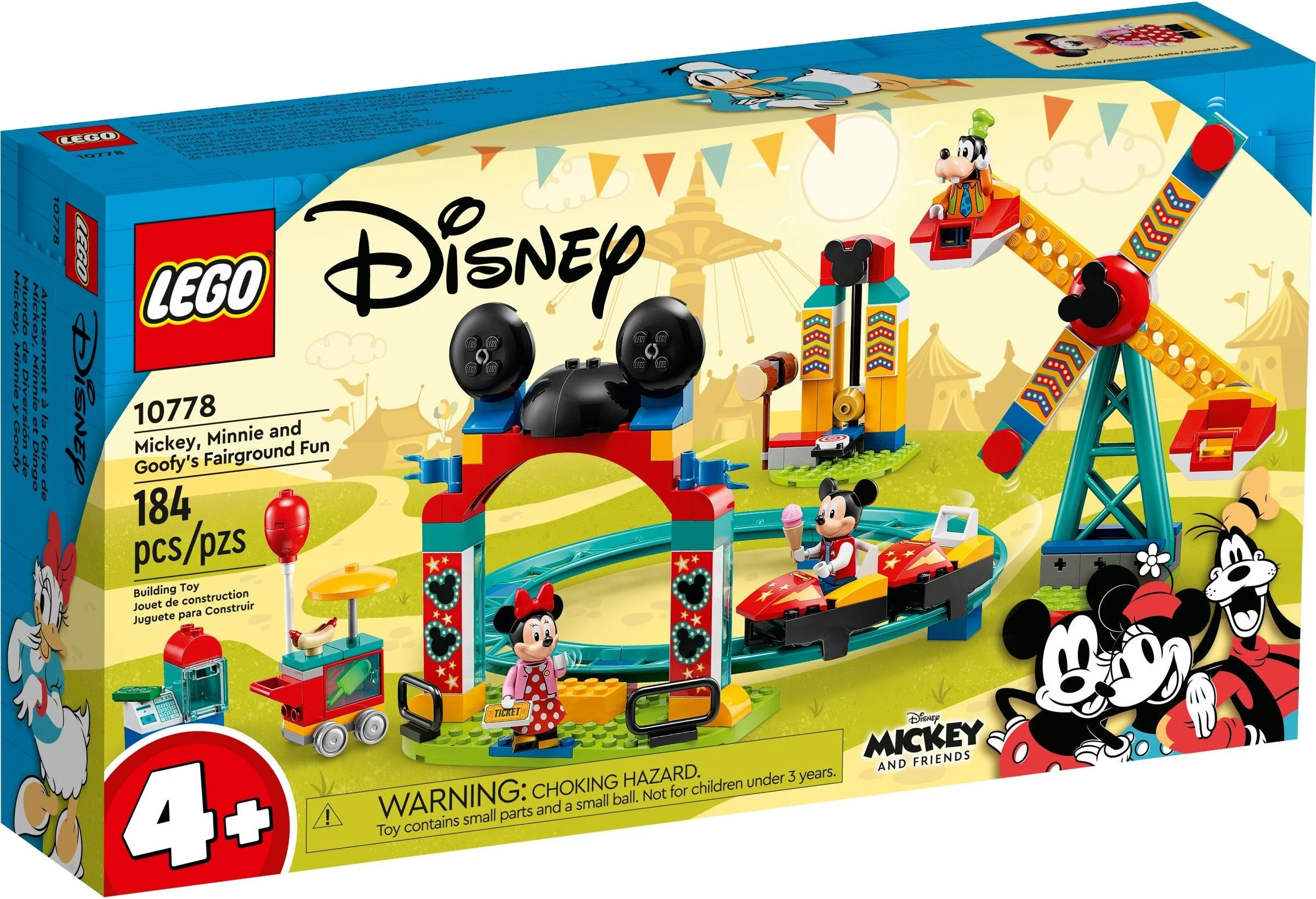 LEGO® 10778 Miki, Minnie i Goofy w wesołym miasteczku
