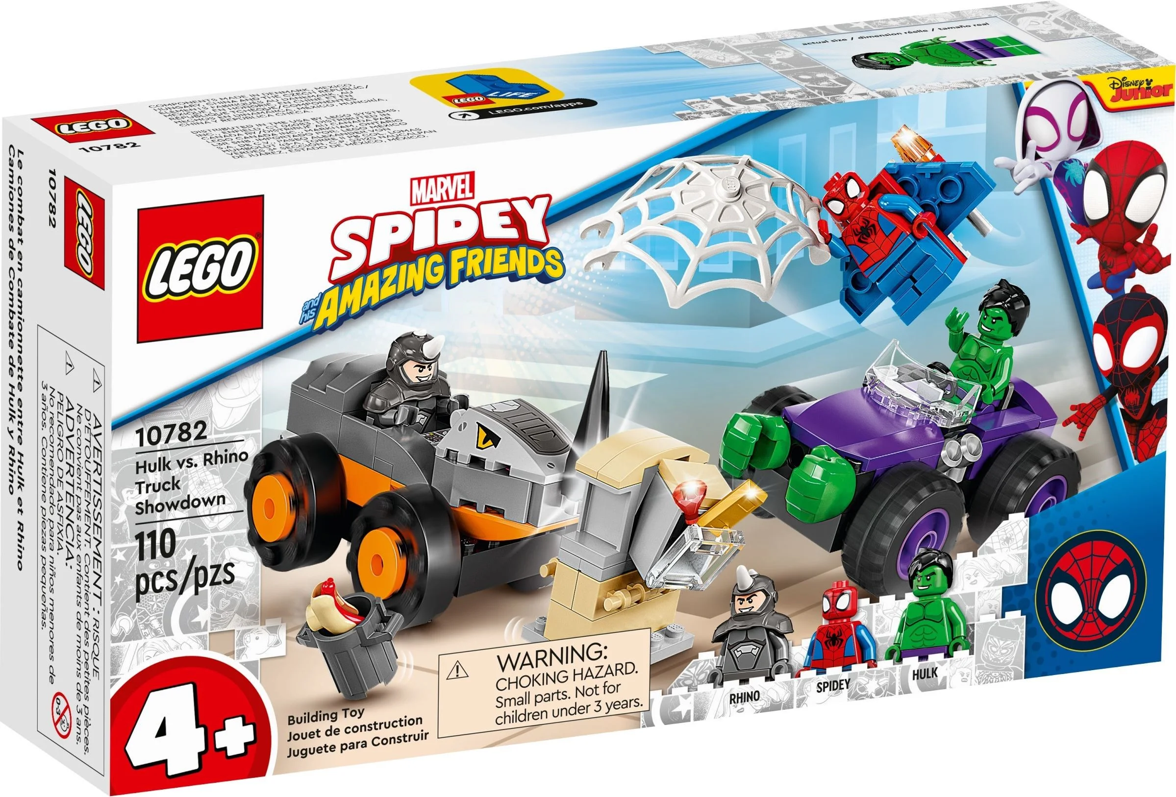 LEGO® 10782 LEGO Marvel Hulk kontra Rhino — starcie pojazdów - zdjęcie 2
