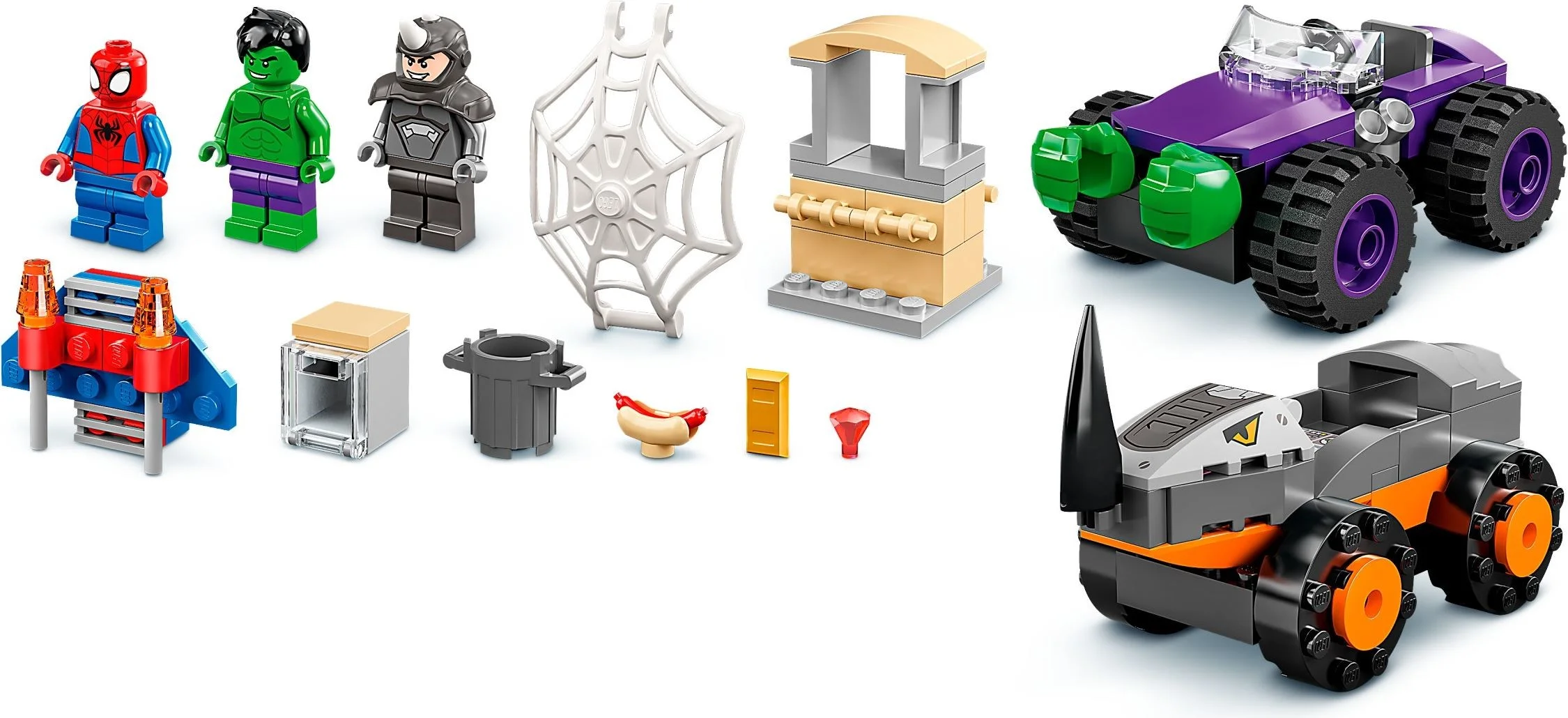 LEGO® 10782 LEGO Marvel Hulk kontra Rhino — starcie pojazdów - zdjęcie 3