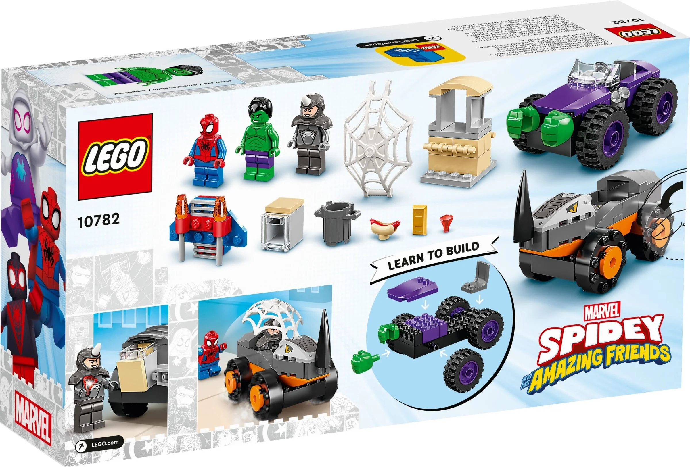 LEGO® 10782 LEGO Marvel Hulk kontra Rhino — starcie pojazdów - zdjęcie 7