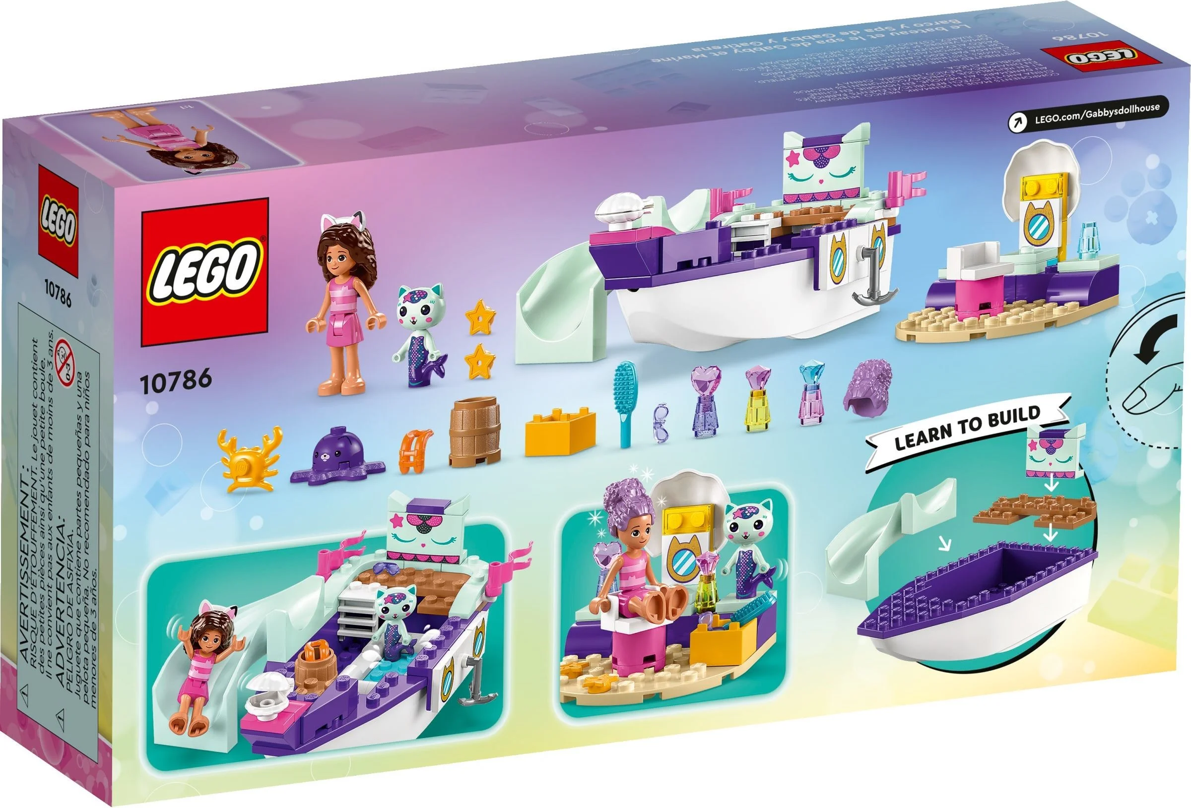 LEGO® 10786 Statek i spa Gabi i Syrenkotki - zdjęcie 6