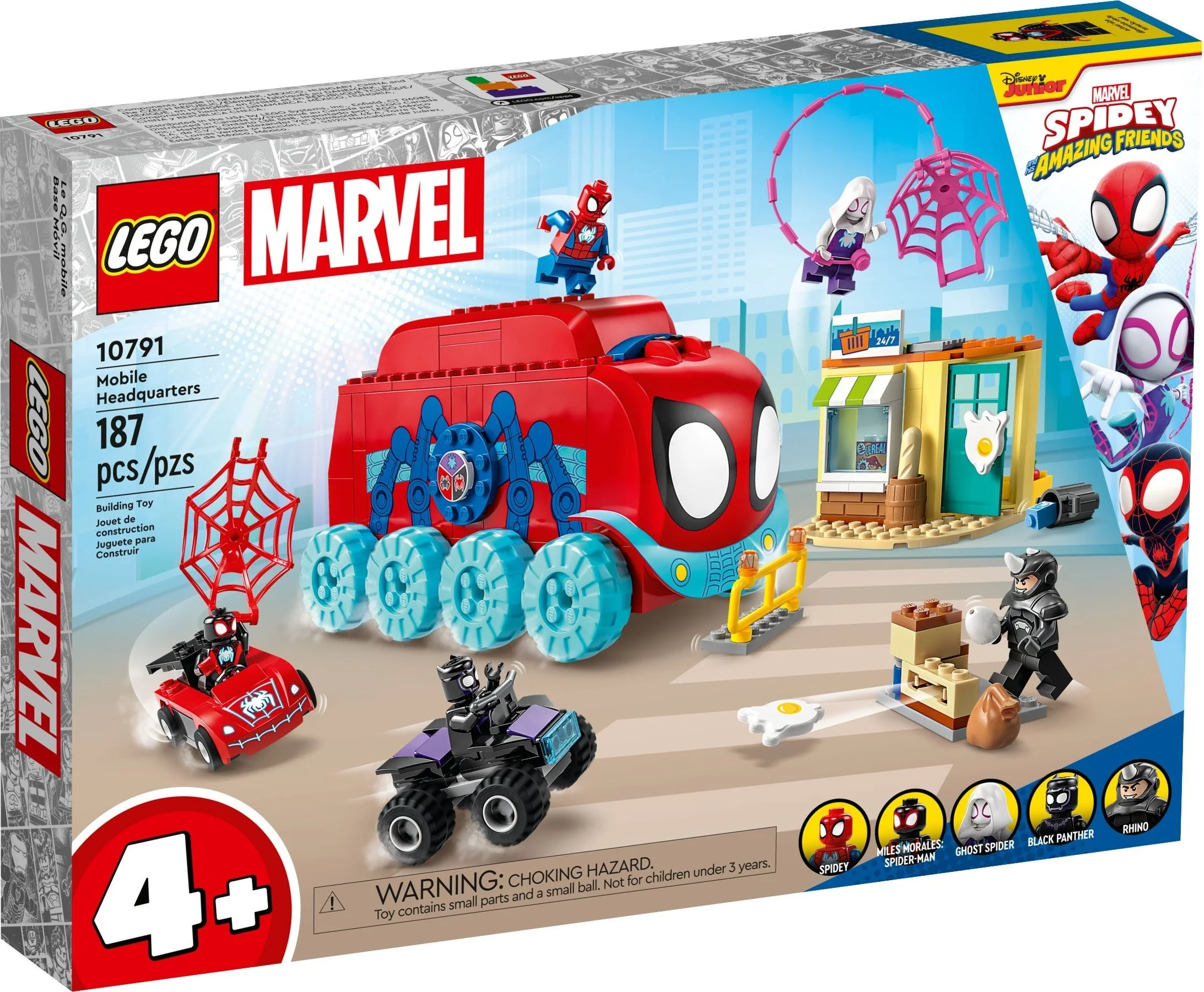 LEGO® 10791 Spidey Mobilna Kwatera Drużyny