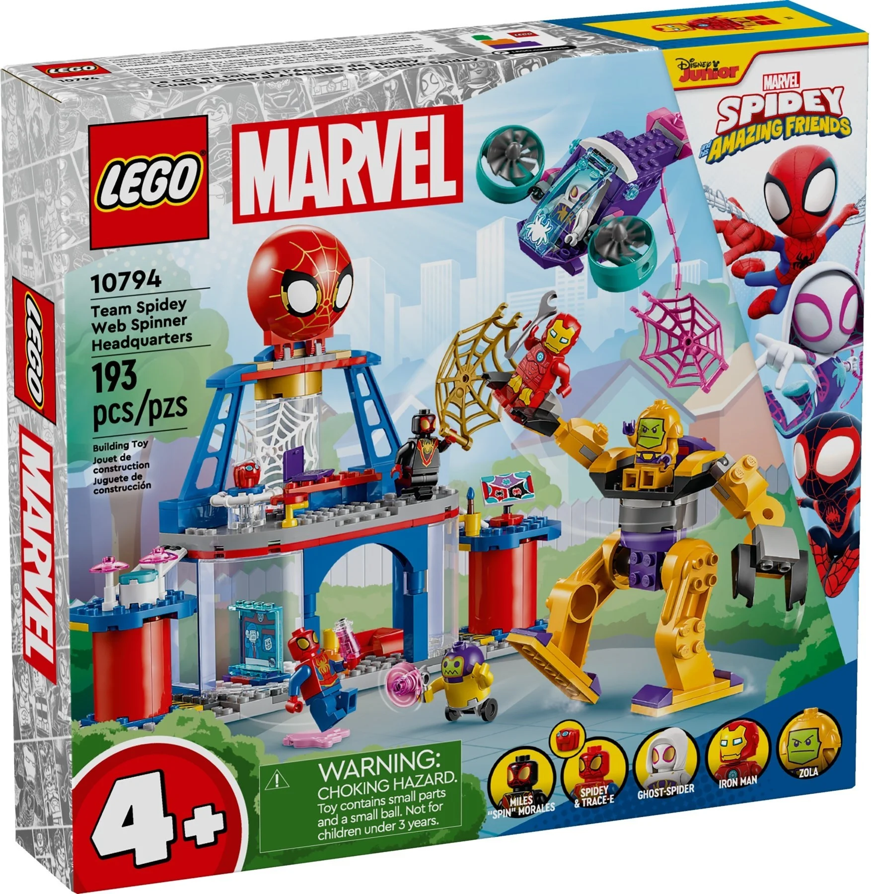 LEGO® 10794 Spidey Siedziba Główna Pajęczej Drużyny Nowy Zestaw - zdjęcie 2